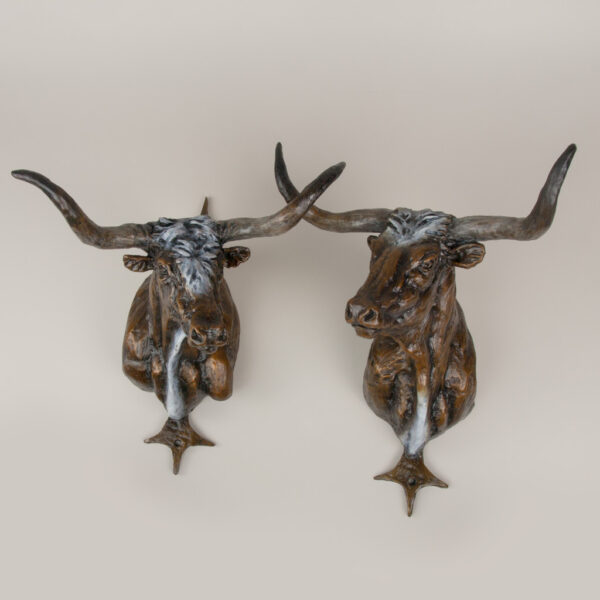 Steer Heads by Jay Contway