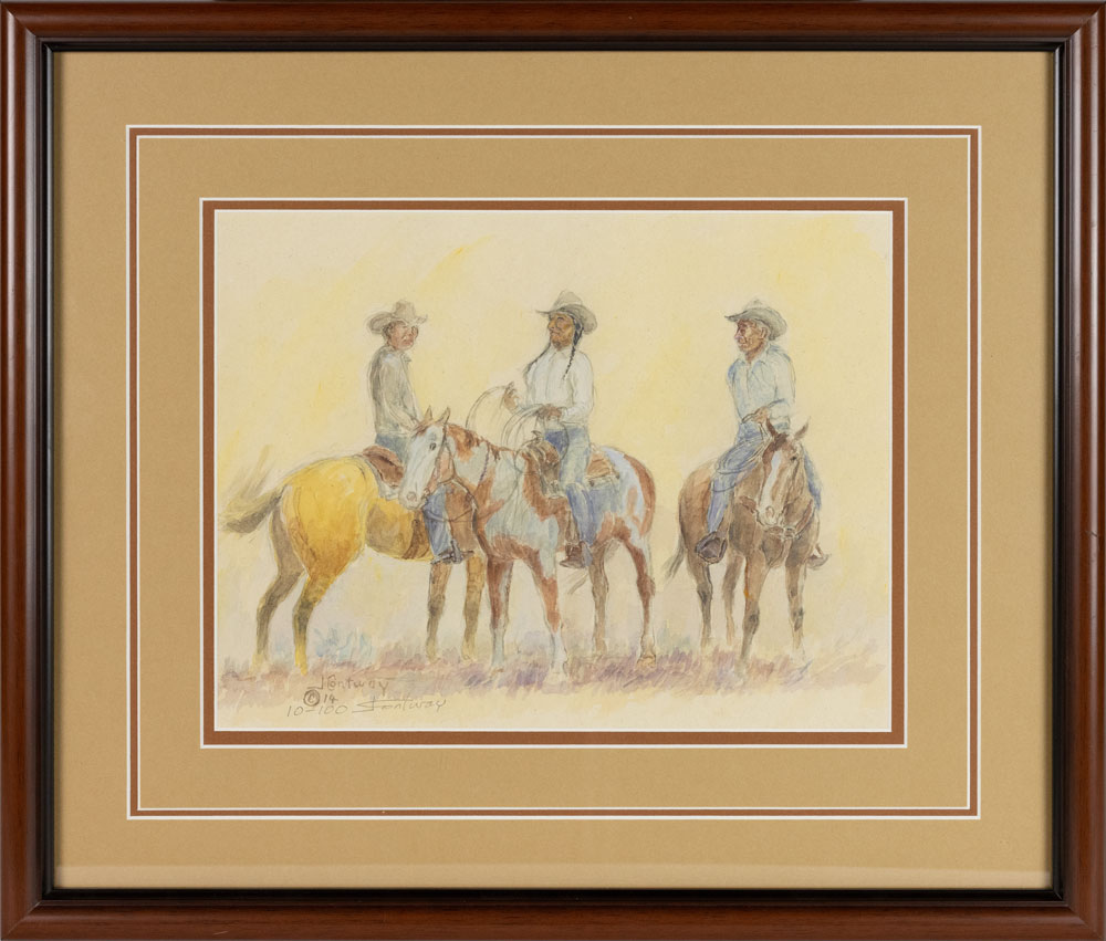 Jay Contway Legacy Art - Montana Ropers