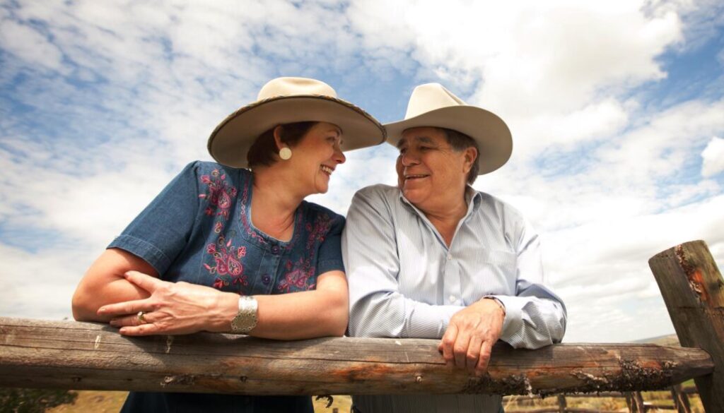 Lynn and Jay Contway - at home